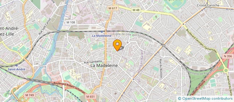 localisation de l'entreprise MONSIEUR JEAN-PIERRE MULLIER à LA MADELEINE