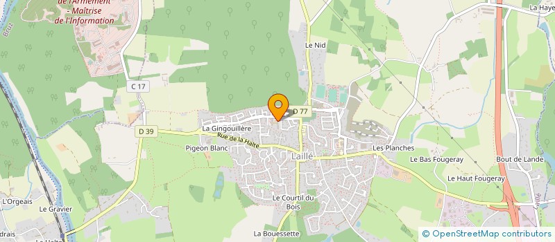 localisation de l'entreprise MONSIEUR JEAN-PIERRE MURZEAU  LAILLE