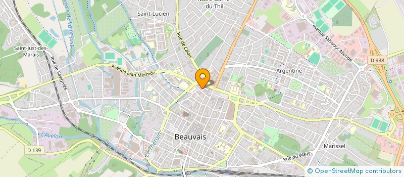 localisation de l'entreprise MONSIEUR JEAN PIERRE MUSEMAQUE  BEAUVAIS