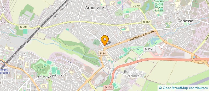 localisation de l'entreprise MONSIEUR JEAN-PIERRE NAUDE à ARNOUVILLE