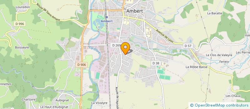 localisation de l'entreprise MONSIEUR JEAN-PIERRE NAUTON à AMBERT