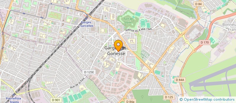 localisation de l'entreprise MONSIEUR JEAN PIERRE NGANGA MOUSSOSSO  GARGES-LES-GONESSE