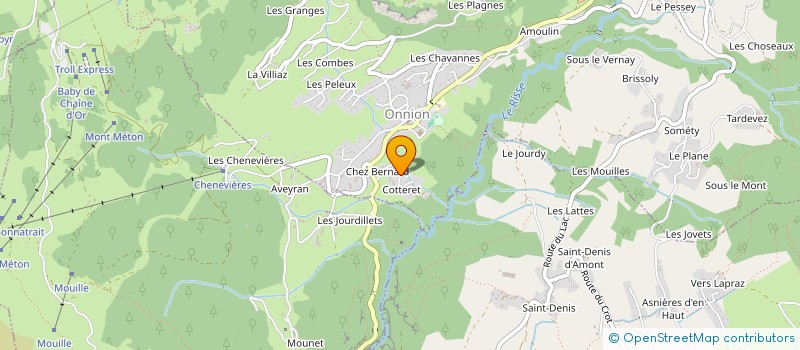 localisation de l'entreprise MONSIEUR JEAN-PIERRE NICOD  ONNION