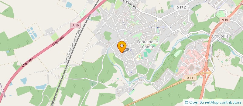 localisation de l'entreprise MONSIEUR JEAN PIERRE NICOULAUD  FONTAINE-LE-COMTE