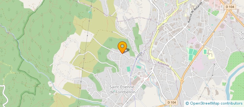 localisation de l'entreprise MONSIEUR JEAN PIERRE NIOGRET  SAINT-ETIENNE-DE-FONTBELLON