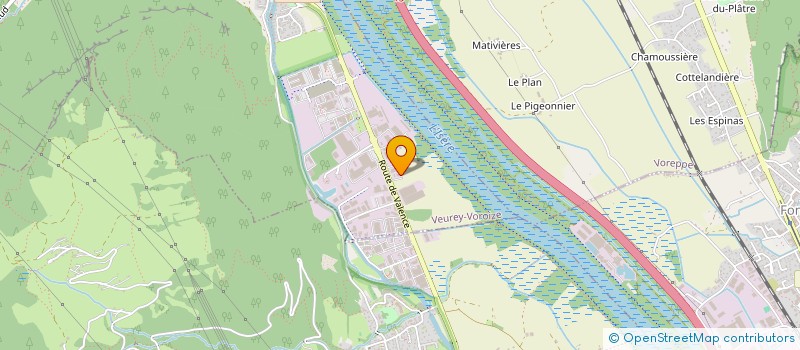 localisation de l'entreprise MONSIEUR JEAN-PIERRE NOBLE  VEUREY-VOROIZE