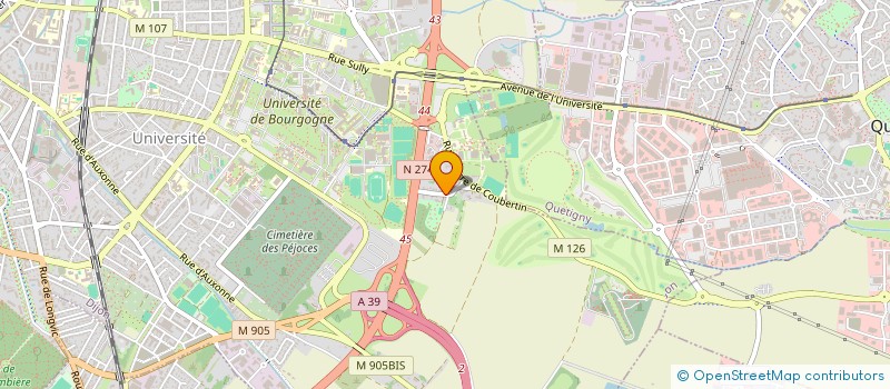 localisation de l'entreprise MONSIEUR JEAN PIERRE NOIROT  DIJON