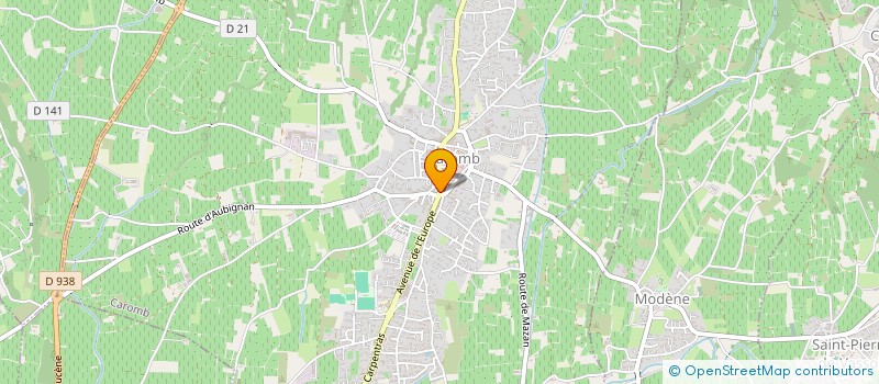 localisation de l'entreprise MONSIEUR JEAN-PIERRE NOUVEAU  CAROMB