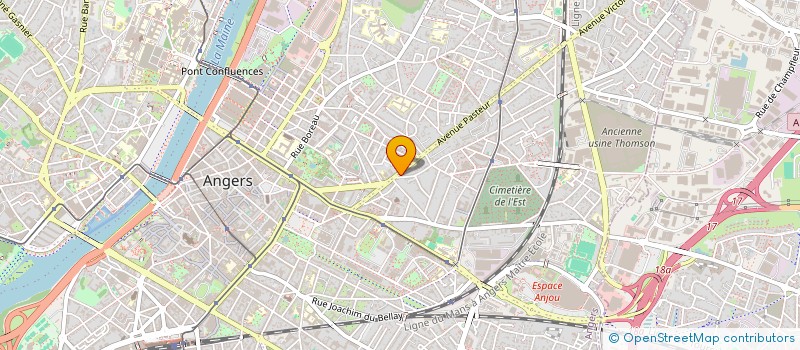 localisation de l'entreprise MONSIEUR JEAN-PIERRE ODIER à ANGERS
