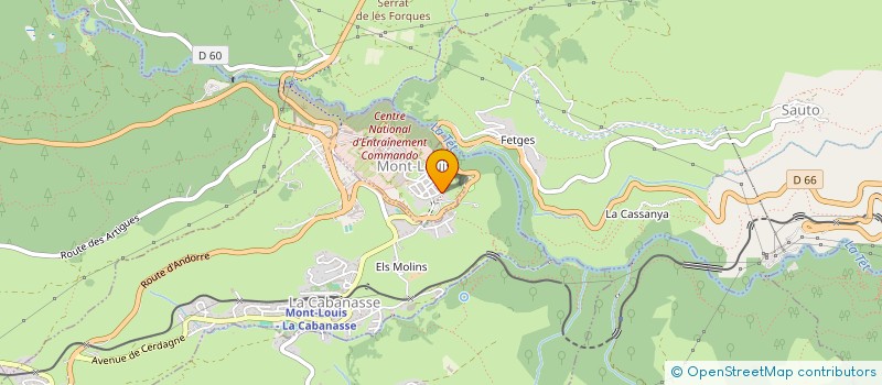 localisation de l'entreprise MONSIEUR JEAN PIERRE ORLIAC à MONT-LOUIS