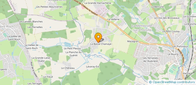 localisation de l'entreprise MONSIEUR JEAN PIERRE ORVAIN  LA MEMBROLLE-SUR-CHOISILLE