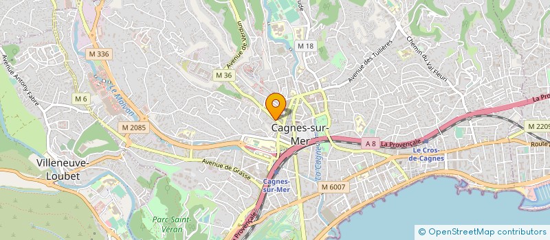 localisation de l'entreprise MONSIEUR JEAN-PIERRE OUHAB à CAGNES-SUR-MER