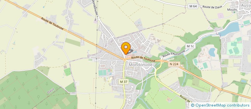 localisation de l'entreprise MONSIEUR JEAN PIERRE PAGES  MONDONVILLE