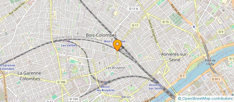 localisation de l'entreprise MONSIEUR JEAN-PIERRE PAILLOUX à BOIS-COLOMBES