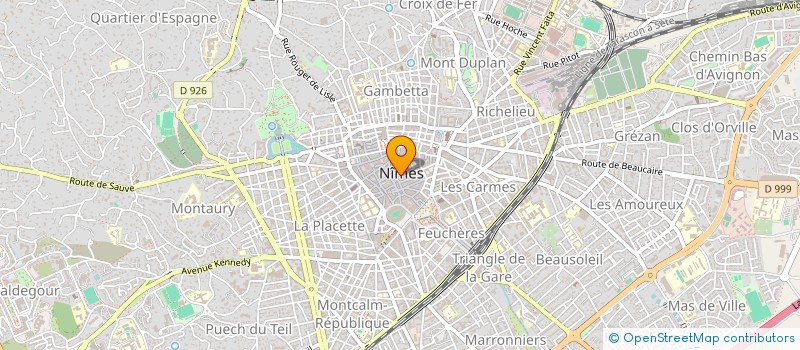 localisation de l'entreprise MONSIEUR JEAN PIERRE PALOMAR  NIMES