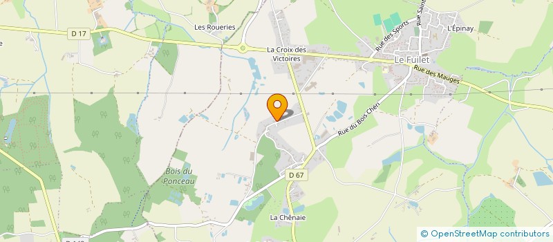 localisation de l'entreprise MONSIEUR JEAN-PIERRE PALUSSIERE  MAUGES-SUR-LOIRE