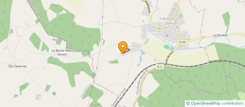 localisation de l'entreprise MONSIEUR JEAN-PIERRE PAMART  LAUNOIS-SUR-VENCE