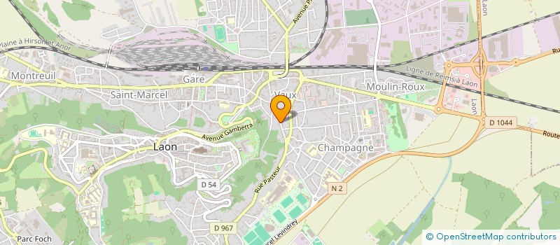 localisation de l'entreprise MONSIEUR JEAN-PIERRE PARIDAENS à LAON