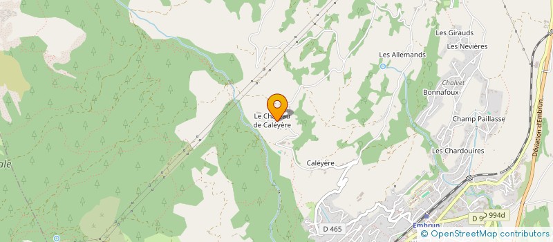 localisation de l'entreprise MONSIEUR JEAN-PIERRE PASCAL  EMBRUN