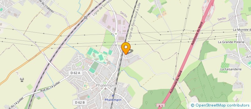 localisation de l'entreprise MONSIEUR JEAN-PIERRE PASCAL CREPIEUX  PHALEMPIN