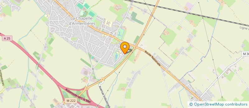 localisation de l'entreprise MONSIEUR JEAN-PIERRE PASQUIER  LA CHAPELLE-D'ARMENTIERES