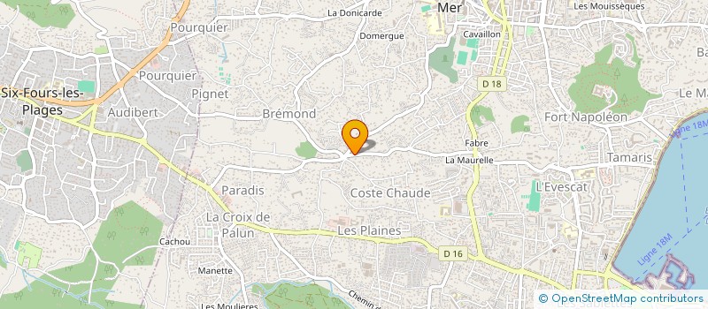 localisation de l'entreprise MONSIEUR JEAN-PIERRE PASSEMARD à LA SEYNE-SUR-MER