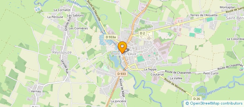 localisation de l'entreprise MONSIEUR JEAN-PIERRE PAUGET  SAINT-ETIENNE-SUR-REYSSOUZE