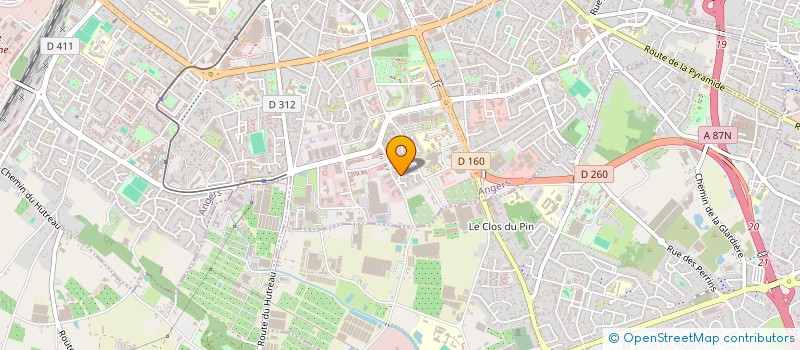 localisation de l'entreprise MONSIEUR JEAN-PIERRE PAULIN  ANGERS