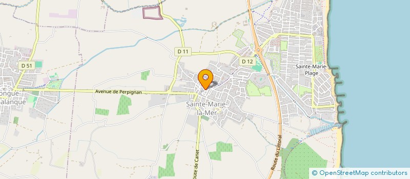 localisation de l'entreprise MONSIEUR JEAN-PIERRE PECH  SAINTE-MARIE-LA-MER