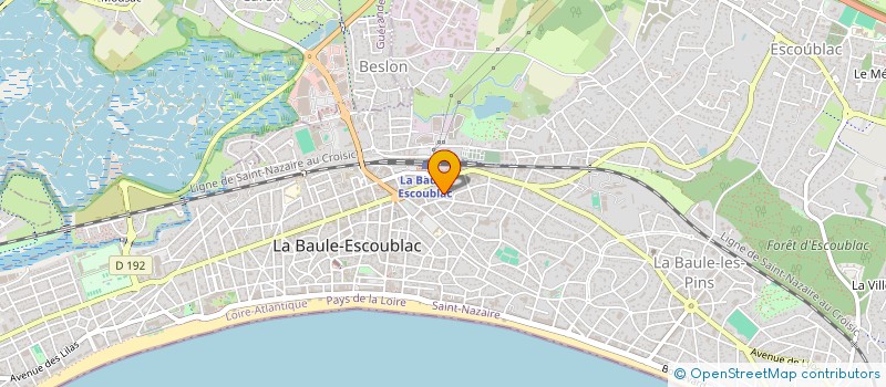 localisation de l'entreprise MONSIEUR JEAN-PIERRE PENNEC à LA BAULE-ESCOUBLAC