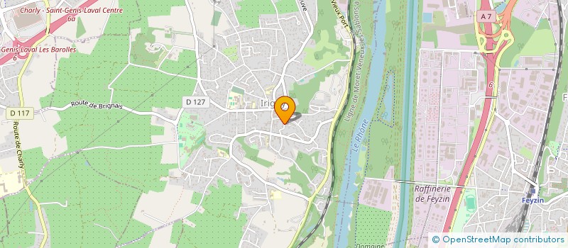 localisation de l'entreprise MONSIEUR JEAN-PIERRE PEREIRA  IRIGNY