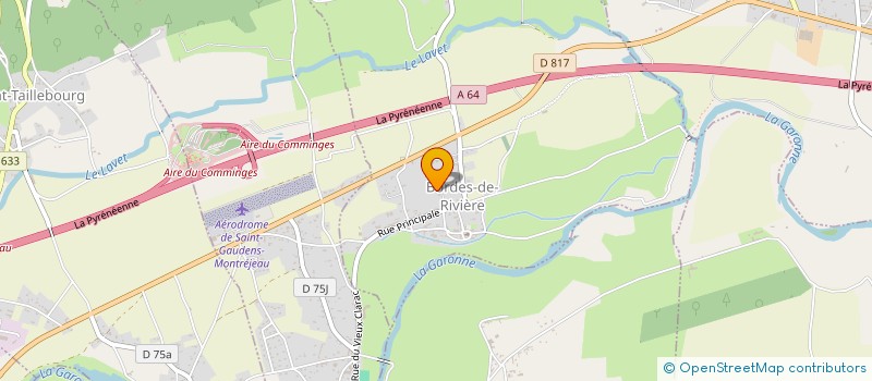 localisation de l'entreprise MONSIEUR JEAN-PIERRE PERES  BORDES-DE-RIVIERE