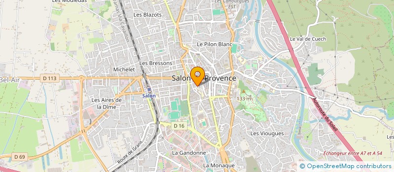 localisation de l'entreprise MONSIEUR JEAN-PIERRE PEREZ  SALON-DE-PROVENCE