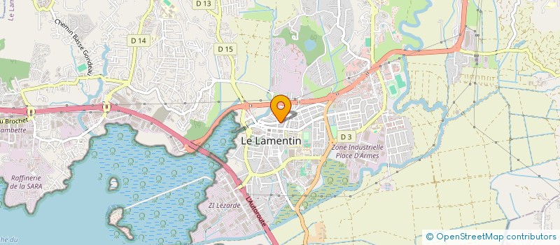 localisation de l'entreprise MONSIEUR JEAN-PIERRE PERONET à LE LAMENTIN