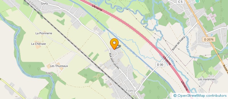 localisation de l'entreprise MONSIEUR JEAN-PIERRE PERROT  FOECY