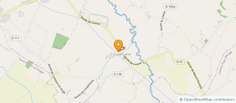 localisation de l'entreprise MONSIEUR JEAN-PIERRE PERTHUIS  MEZIDON VALLEE D'AUGE