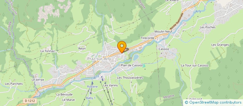 localisation de l'entreprise MONSIEUR JEAN-PIERRE PESTRE  PRAZ-SUR-ARLY