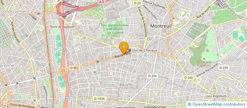 localisation de l'entreprise MONSIEUR JEAN-PIERRE PETER à MONTREUIL