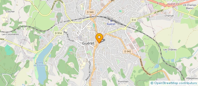 localisation de l'entreprise MONSIEUR JEAN-PIERRE PHELY à GUERET