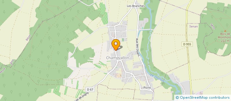 localisation de l'entreprise MONSIEUR JEAN-PIERRE PICARD à MONTHOLON