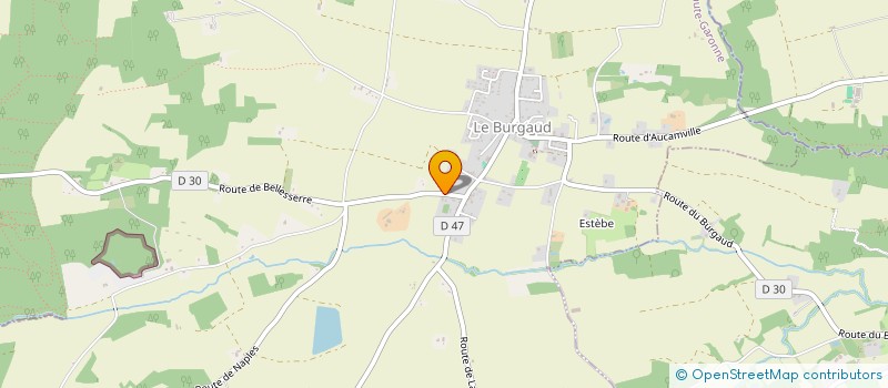 localisation de l'entreprise MONSIEUR JEAN-PIERRE PICO  LE BURGAUD