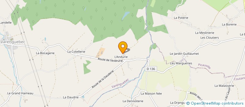 localisation de l'entreprise MONSIEUR JEAN-PIERRE PICOT  VARENGUEBEC