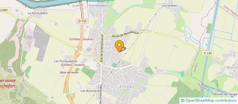 localisation de l'entreprise MONSIEUR JEAN PIERRE PIGEOT  ECHILLAIS