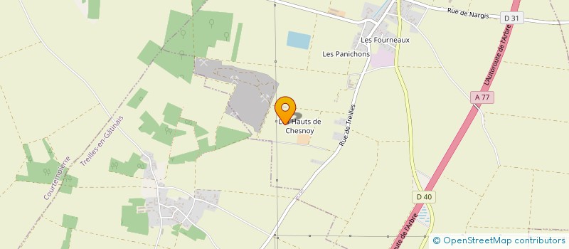 localisation de l'entreprise MONSIEUR JEAN-PIERRE PIGET  TREILLES-EN-GATINAIS