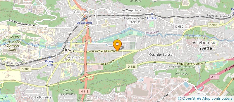 localisation de l'entreprise MONSIEUR JEAN-PIERRE PIGNON à ORSAY