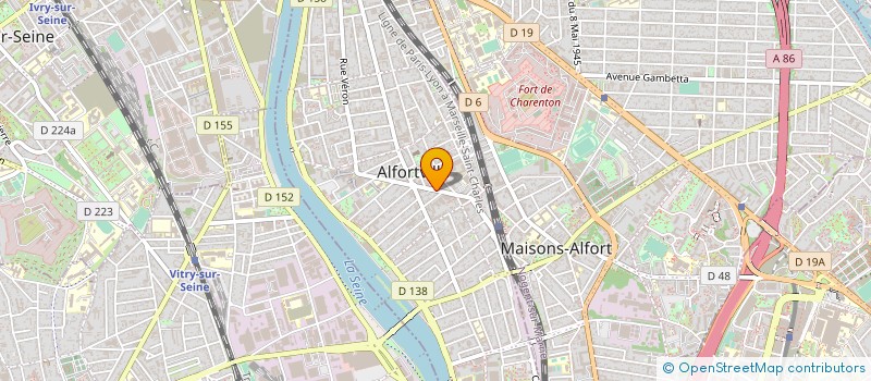 localisation de l'entreprise MONSIEUR JEAN-PIERRE PINEAU à ALFORTVILLE