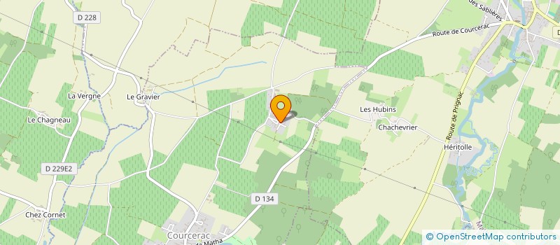 localisation de l'entreprise MONSIEUR JEAN-PIERRE PINEAU  COURCERAC