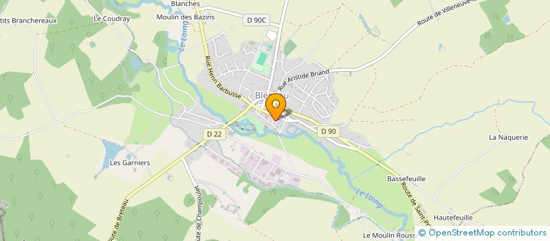localisation de l'entreprise MONSIEUR JEAN PIERRE PINET à BLENEAU