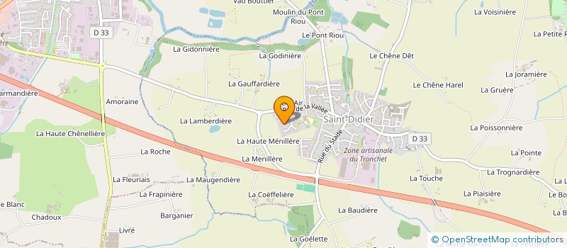 localisation de l'entreprise MONSIEUR JEAN PIERRE PIPARD  SAINT-DIDIER