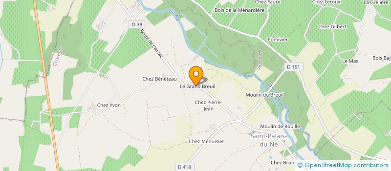 localisation de l'entreprise MONSIEUR JEAN-PIERRE PIVETEAU à SAINT-PALAIS-DU-NE